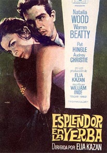 Otra de sus obras maestras cinematográficas fue <i>Esplendor en la hierba</i> (1961), con Natalie Wood y Warren Beatty.