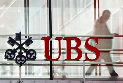 Una oficina de UBS en Zurich.