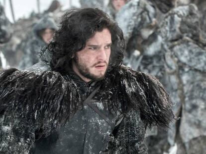 Kit Harington, como Jon Nieve en 'Juego de Tronos'.