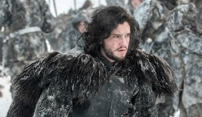 Kit Harington, como Jon Nieve en 'Juego de Tronos'.