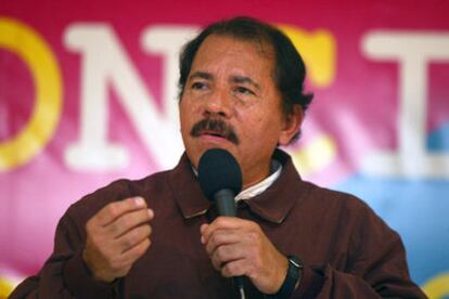 Daniel Ortega, el martes.