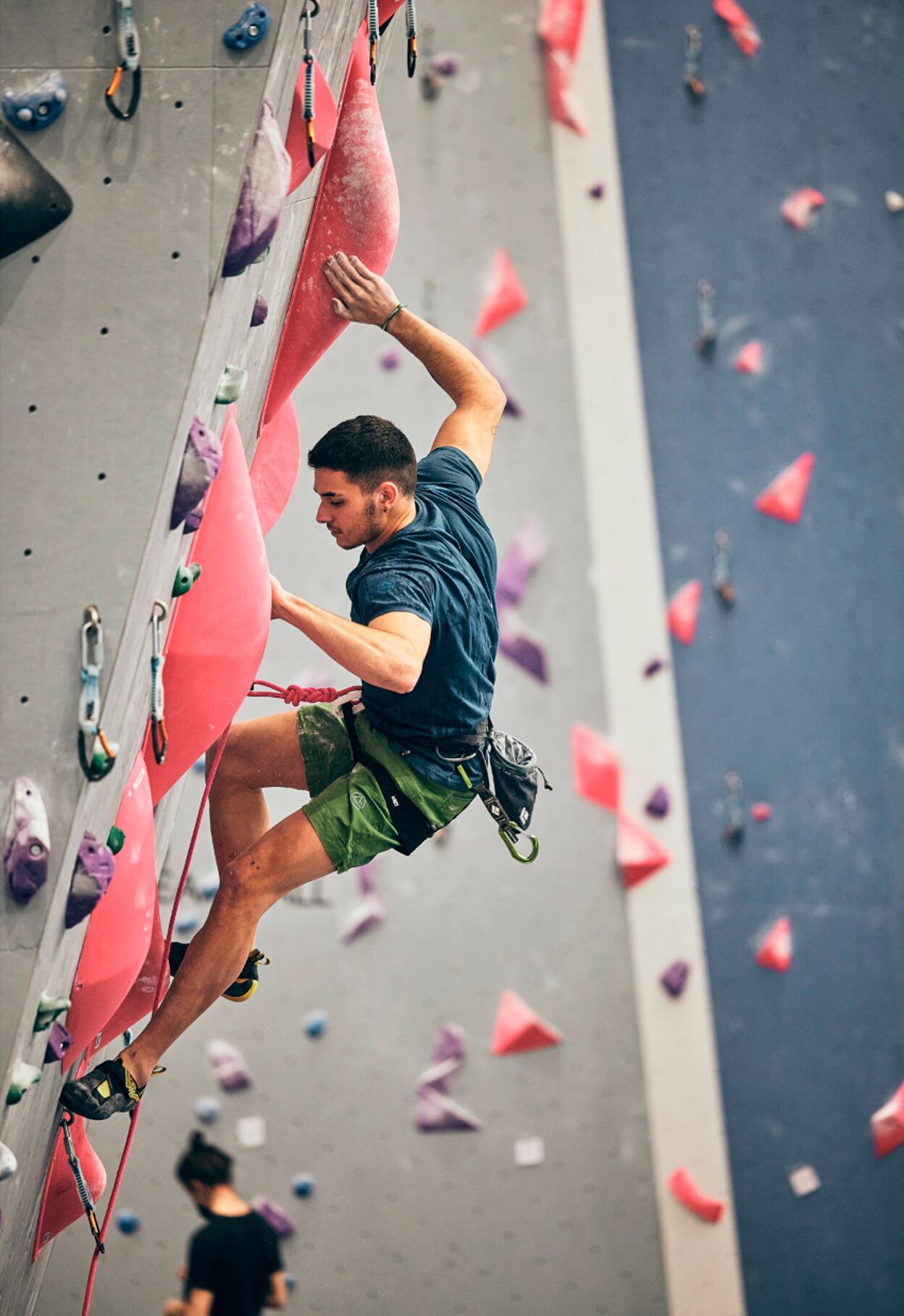 Alberto Ginés, campeón olímpico de escalada, en una imagen cedida.