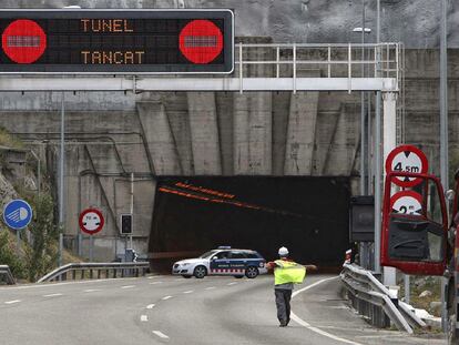 Nueve horas sin el túnel del Bruc