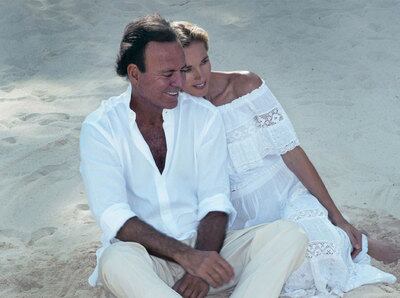 Julio Iglesias y Miranda Rijnsburger.