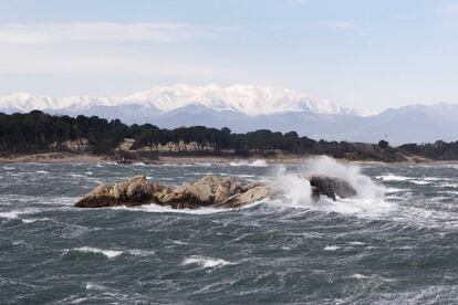 La flota pesquera del nord de la Costa Brava s'ha quedat a terra pel temporal de vent.