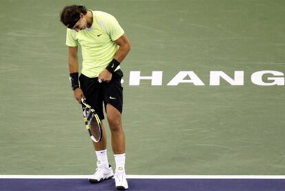 Nadal, durante el partido