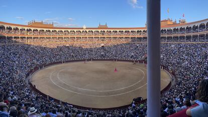 La plaza de Las Ventas en tarde de corrida.