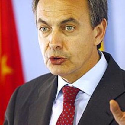 José Luis Rodríguez Zapatero, hoy en Pekín.