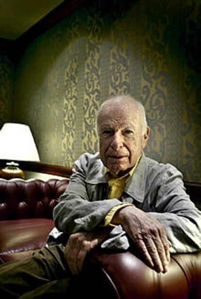 Peter Brook, ayer en Barcelona.