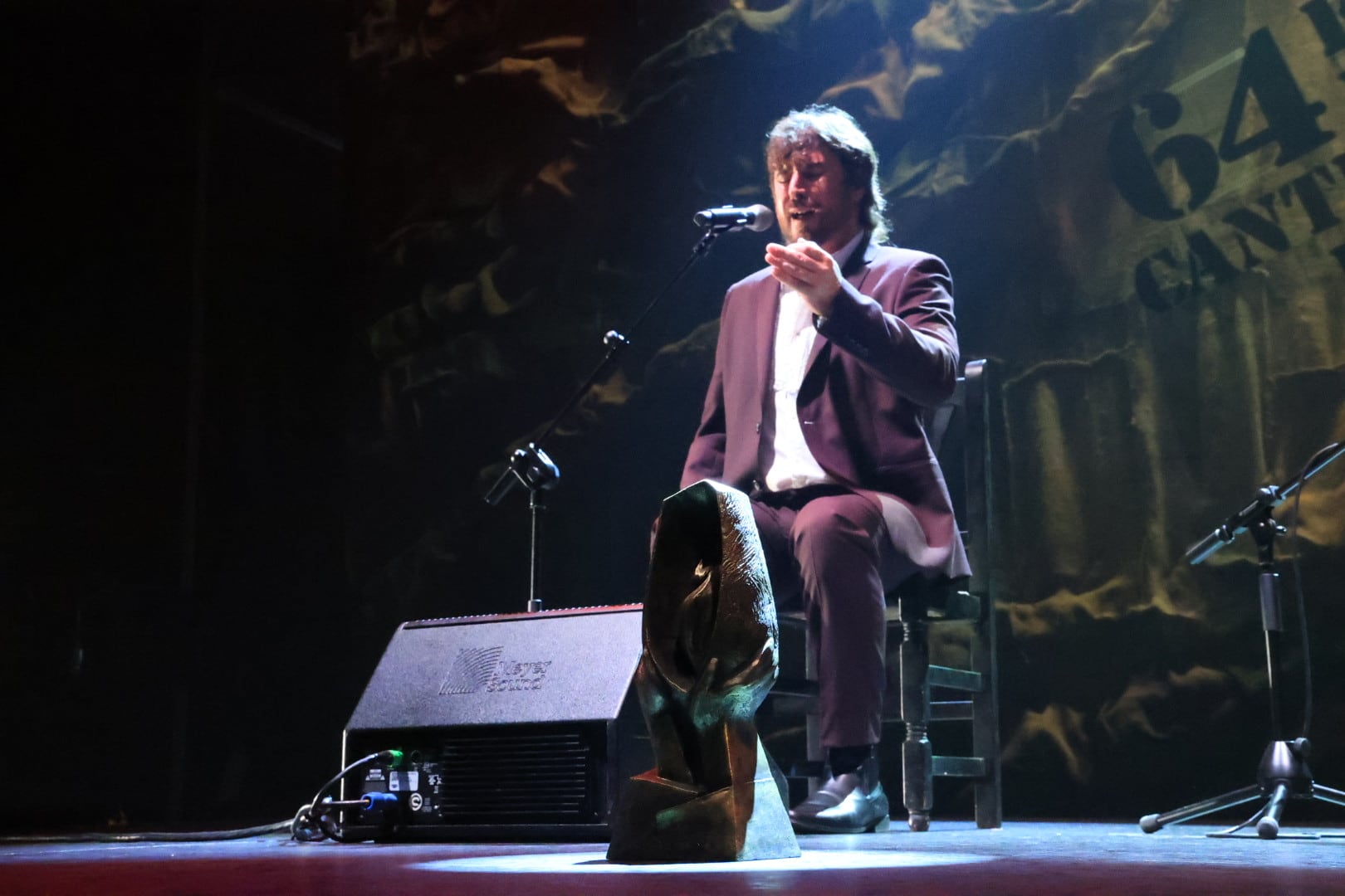 El cantaor Gregorio Moya arrasa en el festival del Cante de las Minas