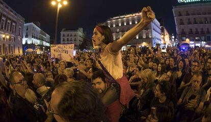 Concentración nocturna convocada el 20 de septiembre para reclamar la erradicación de las violencias machistas.