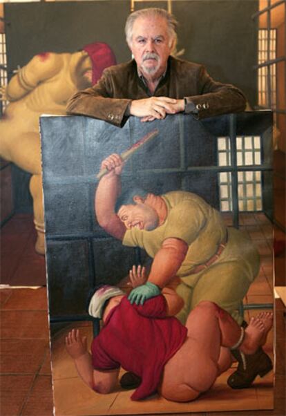 El pintor y escultor colombiano Fernando Botero ha dado un giro social a sus últimas obras. Tras retratar los horrores del conflicto que asuela su país, el artista ha dedicado sus últimas pinturas a las torturas inflingidas por soldados estadounidenses en Irak.