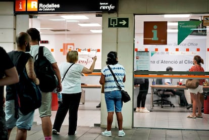 En la imagen, la estación de Plaza Cataluña.