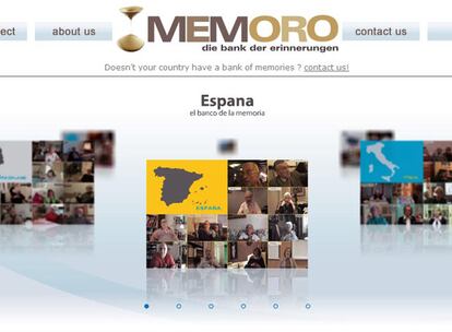 Homepage de Memoro.org