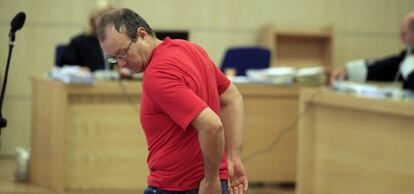 El etarra Juan Ramón Carasatorre en su juicio en la Audiencia Nacional.