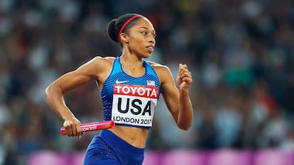 Allyson Felix regresa al atletismo