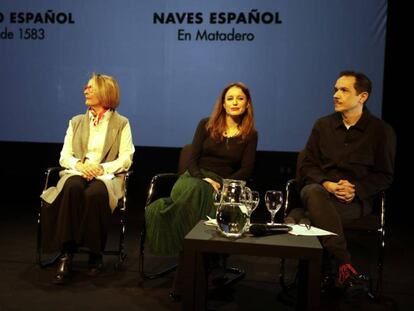 Andrea Levy durante la presentación del programa Naves Matadero este viernes.