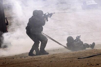 Entrenamiento en la Academia de Infanter&iacute;a de Toledo.