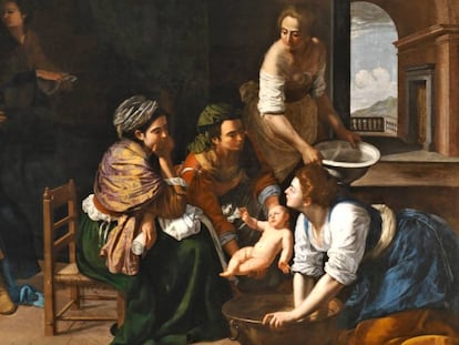 'Nacimiento de san Juan Bautista' (1635), de Artemisia Gentileschi.