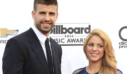 Gerard Piqu&eacute; y Shakira, en 2014.