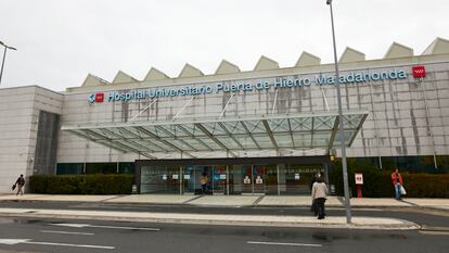 Fachada del hospital Puerta de Hierro, en Majadahonda, el pasado 3 de noviembre.