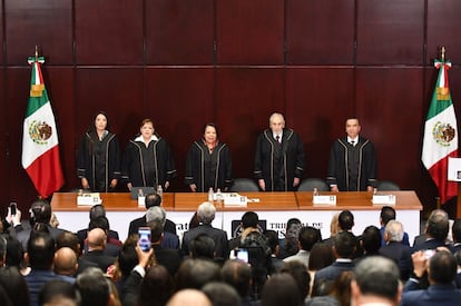 Instalación del Tribunal de Disciplina Judicial, en Ciudad de México.