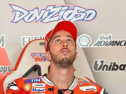 Andrea Dovizioso, en el circuito de Misano. 