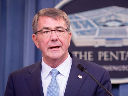 El secretario de Defensa, Ashton Carter. 