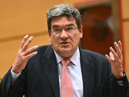 El ministro de Inclusión, Seguridad Social y Migraciones, José Luis Escrivá. 