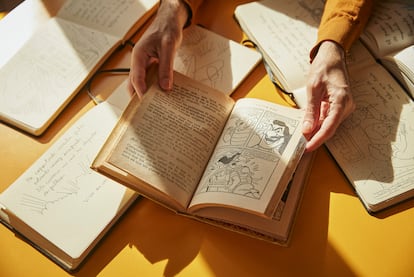 El ejemplar de Peter Pan con el que Sáez descubrió el género del cómic.