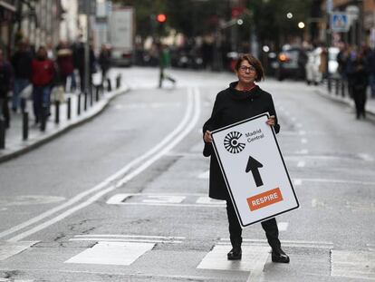 Inés Sabanés, concejal del Ayuntamiento de Madrid por Más Madrid e impulsora durante el anterior mandato de la zona de bajas emisiones Madrid Central.