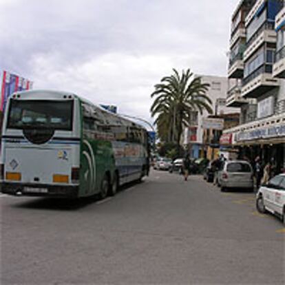 Estación de los autobuses Portillo en San Pedro de Alcántara (Marbella).