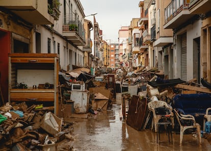 Una calle a la espera de las excavadoras el 3 de noviembre.