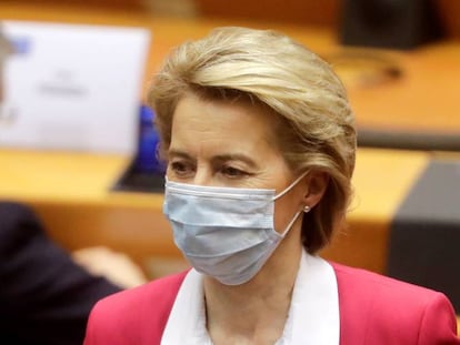 La presidenta de la Comisión Europea, la alemana Ursula von der Leyen.