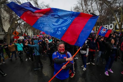 Un hincha de Universidad de Chile