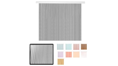 Exterior doors curtain built in PVC plastic.