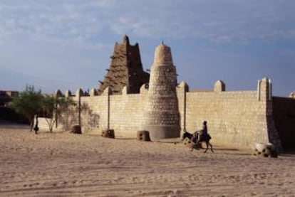 La mezquita de Tombuctú (Malí), construida en el siglo XV.