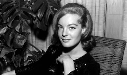 La actriz Romy Schneider, en los años sesenta.