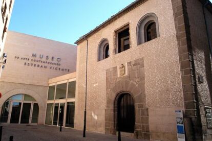 La fachada del museo Esteban Vicente.