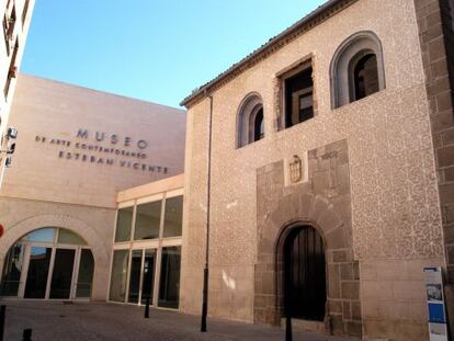 La fachada del museo Esteban Vicente.