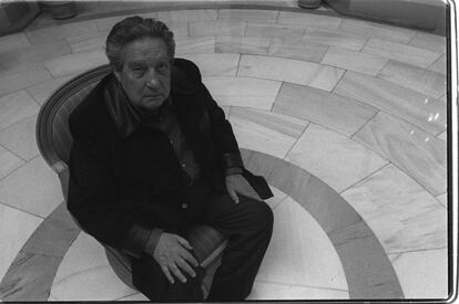 Octavio Paz, en Madrid.