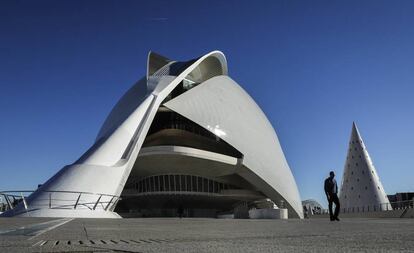 El Palau de les Arts de Valencia.