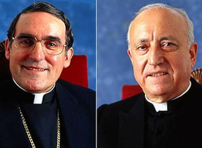 Los nuevos cardenales Sistach (izq.) y García-Gasco (dcha.)