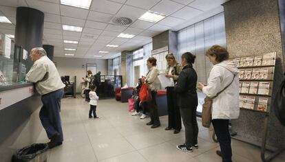 Una oficina del Banco Popular.