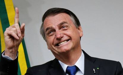 Bolsonaro, no dia 10 de julho em Brasília. 