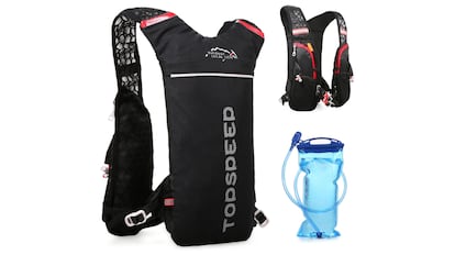 Mochila de hidratación.