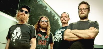 La banda de rock estadounidense Red Fang