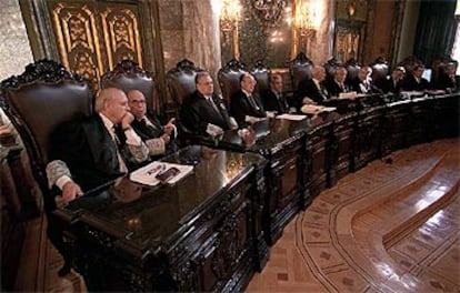 Magistrados de la Sala Civil del Tribunal Supremo, en septiembre pasado.