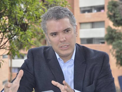 Iván Duque, candidato del Centro Democrático a las elecciones presidenciales de 2018.