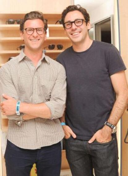 Neil Blumenthal y Dave Gilboa, dos de los creadores de la firma de gafas.
